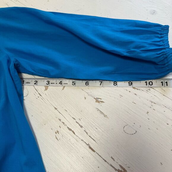 J. Crew Dress Flowy Cover Up XS Tiered Oversize Light Organic Cotton Re-Imagined - Picture 12 of 12